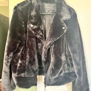 Lucky Brand Black Teddy Jacket